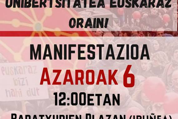 Azaroaren 6a: NUPen euskara bultzatzeko garaia