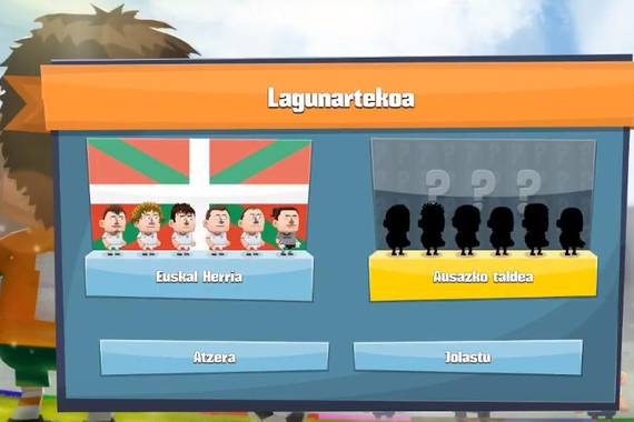 Kopanito jokoan euskaraz, eta euskal selekzioarekin gainera
