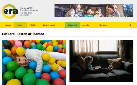 Haurrak euskaraz eta euskal kulturan hazteko gomendioak