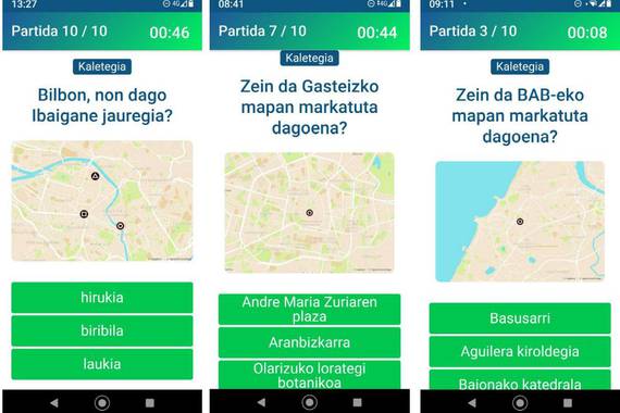 Kaletegiko galderak zailak dira... (euskal hiriak ezagutzen ez dituenarentzat)