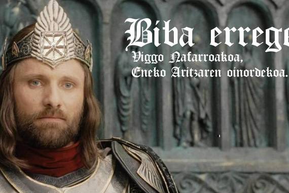 Viggo Mortensen errege, Eneko Aritzaren ondorengo zuzena