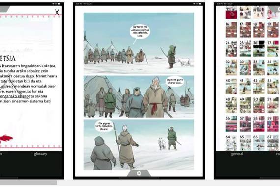 Buyan, komikia euskaraz app batean