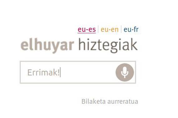 Sareko hiztegi batean euskarazko errimak aurkitzeko metodoa