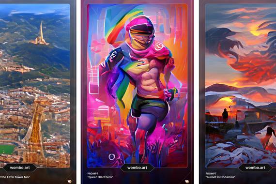 Wombok egiten duen adimen artifizialeko arte bitxia