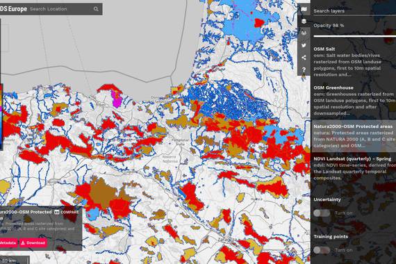 Open Data Science mapa interaktiboen bilduma ikusgarria