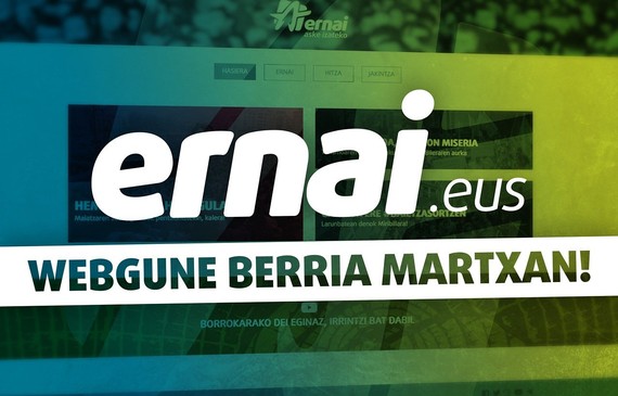 Ernai erakundearen webgunea, 5 urteren buruan berriz irekia