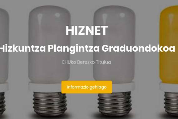 Soziolinguistikaren inguruko ikerketa-lan berriak argitaratu ditu HIZNET graduondokoak