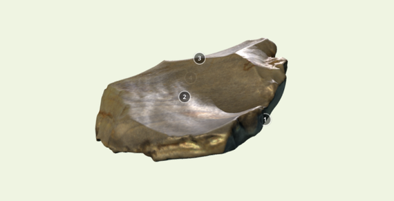 Aztarna paleolitikoak Sketchfab 3D biltegi digitalean