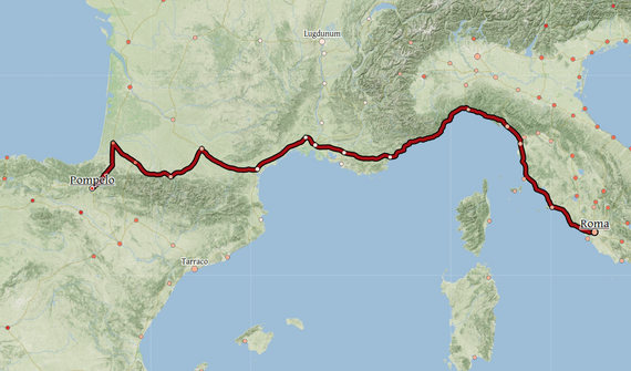 Orbis, Erroma inperialeko mapa interaktiboa