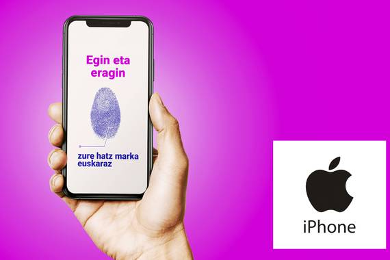 Nola euskaratu zure iPhonea