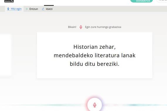 Horrela elika dezakegu Gaitu, euskarazko ahozko adimen artifiziala sortzen lagunduko duen tresna