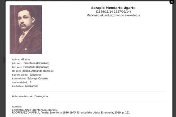 Araba, Bizkaia eta Gipuzkoan 1936-37ko gerrak hildakoen datubasea
