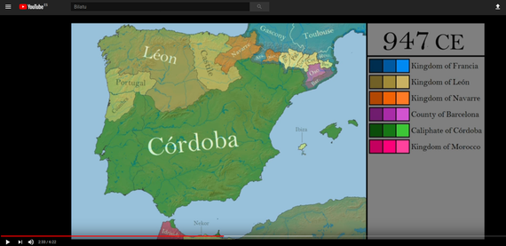 Historia, mapa eta bideo bidez azaldua