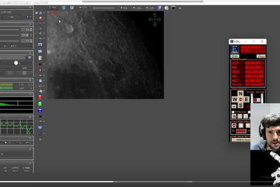 Astrografia balkoitik: ilargia zuzenean esploratzen