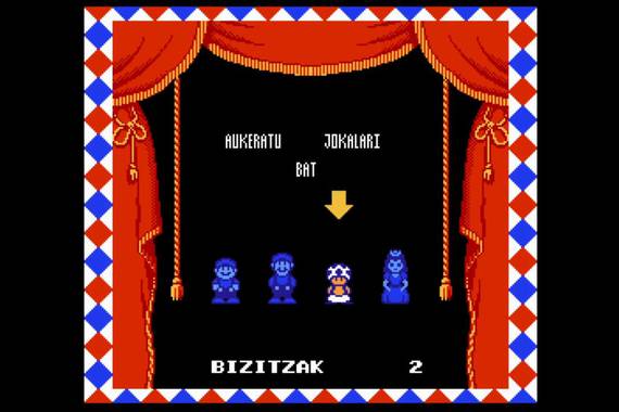 Super Mario Bros 2 joko klasikoa euskaraz