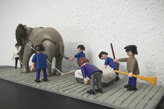 Peio Agirreren playmobil kustomizatuak