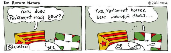 Zaldieroa Urkullu ideologia