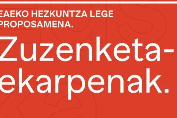 EAEko hezkuntza legeari ekarpenak (Kontseilua eta Hezkuntzan Librezale)