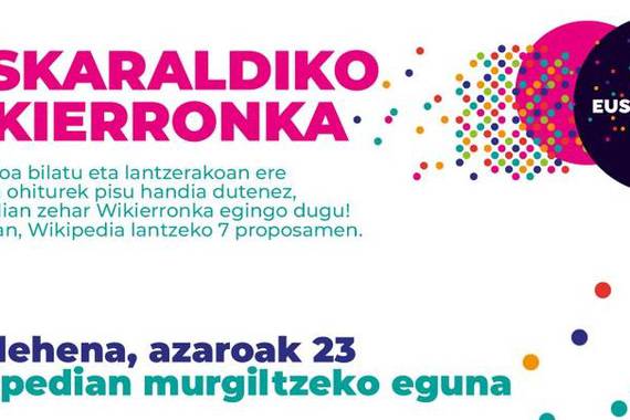 Euskaraldiko Wikierronka zazpi egunetarako