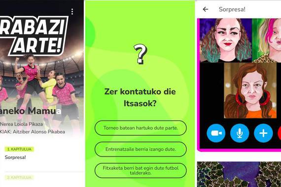 Irabazi Arte, app gisako komiki interaktiboa orain