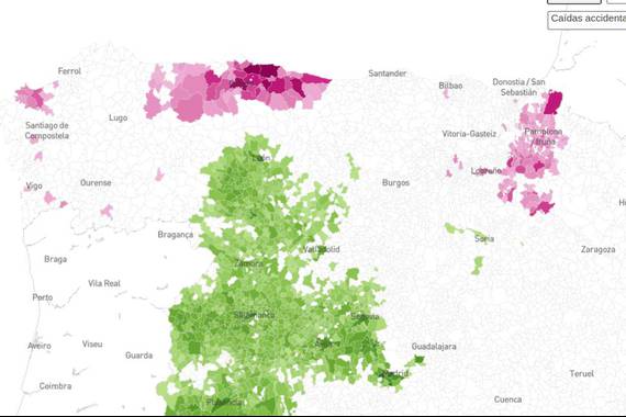 Heriotza kausa konparatuen mapa