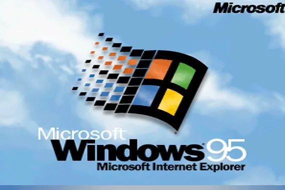 Windows 95 sistema eragileak 25 urte bete ditu