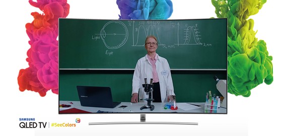 Daltonikoentzat APP bat garatu du Samsungek, telebista euren ikusmenera egokitzeko