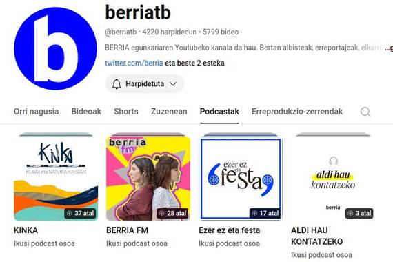 Google Podcasts itxi zen, baina Googlek badu podkast plataforma oraindik: Youtube du izena