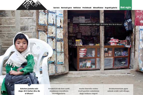 Baltistan Fundazioak webgunea berritu du