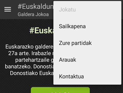 Tribual-en Euskaldunizate jokoa