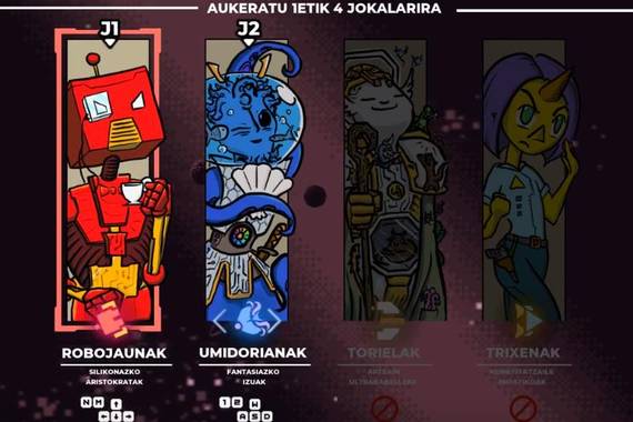 Software libreko Superstarfighter joko euskaratua