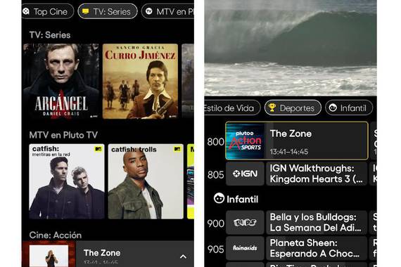 Pluto TV, streaming plataforma berria, doakoa