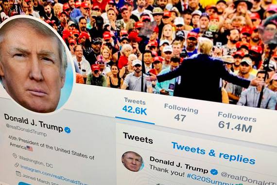 Donald Trump-i Twitterreko pasahitza igarri diote