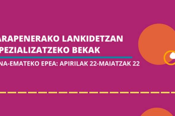 Garapenerako lankidetzen berezitzeko lau bekaren eskaintza
