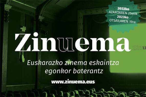 Zinuema; euskarazko ikus-entzunezkoen emanaldiak sustatzeko ekimena