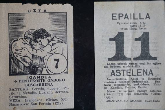 Aste Santu eta inauterien egutegi mugikor aldakorraren azalpena