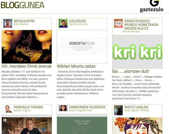 Gaztezuloren Blog-Gunea, blogari komunitate berria