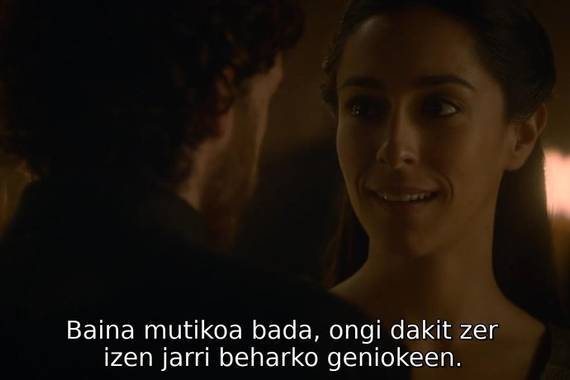 Zortzi denboraldi, 73 atal: Game of Thrones euskaraz osorik