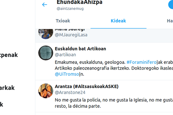 19.11: #EhundakaAhizpa ekimena