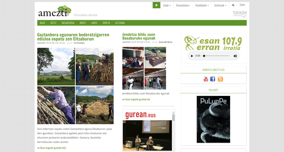 Amezti.eus, Ultzamaldeko agerkari digital berria